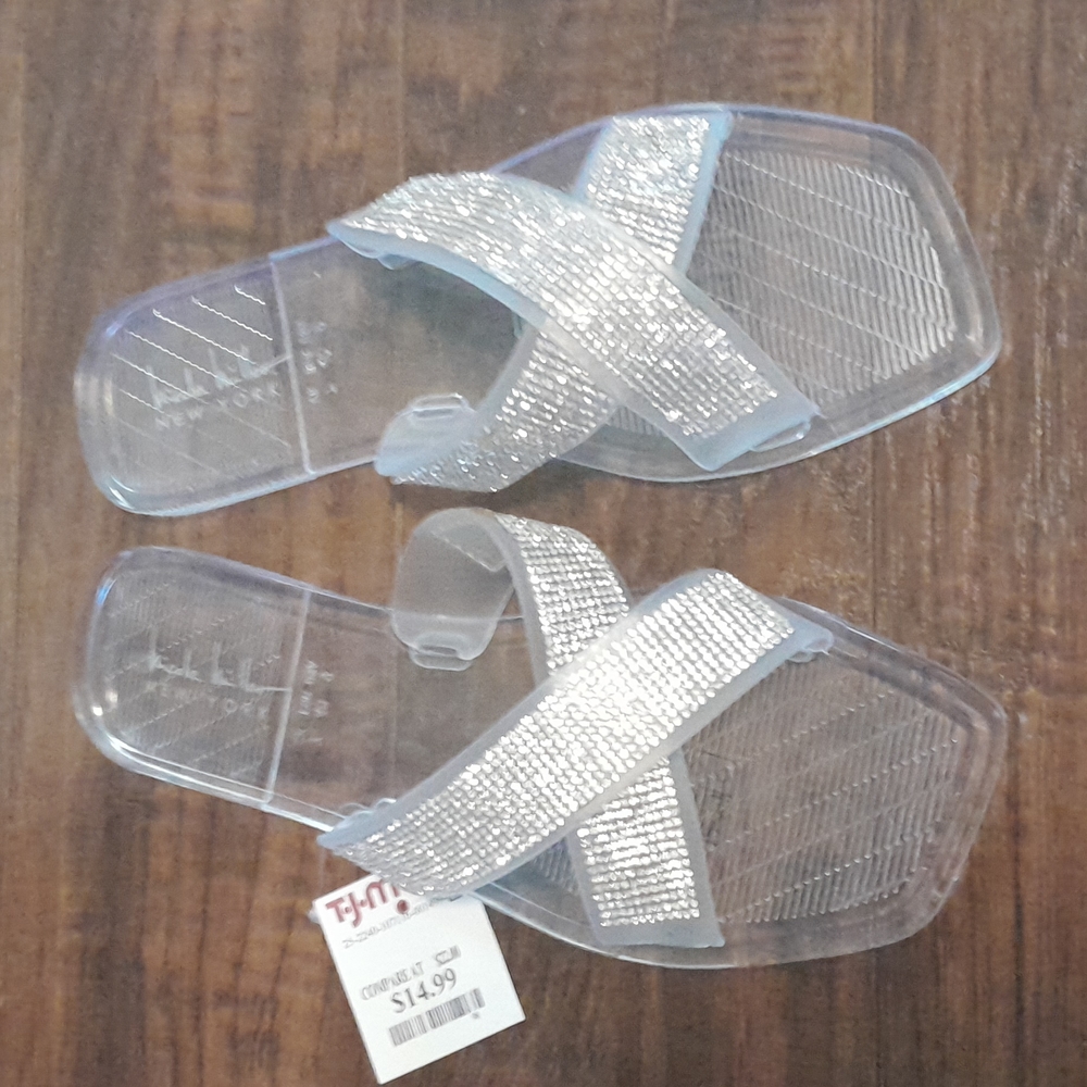 Rhinestone Jelly Sandals